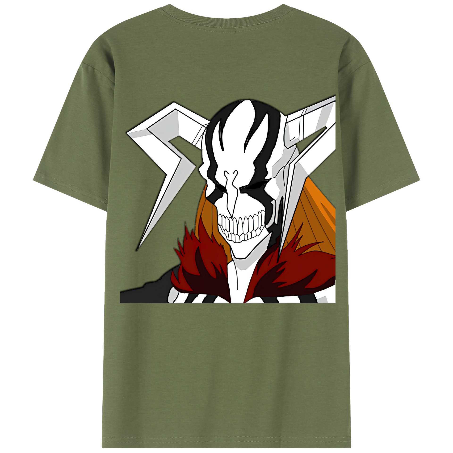 （画像用） ブリーチ 黒崎一護（くろさき いちご）BLEACH Kurosaki Ichigo 綿100％半袖Tシャツ（背面プリント）